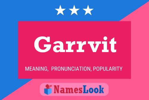 ملصق اسم Garrvit