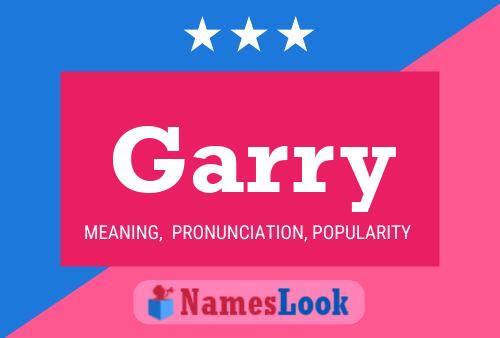 ملصق اسم Garry