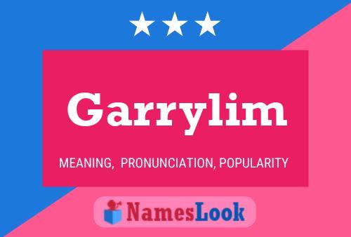 ملصق اسم Garrylim