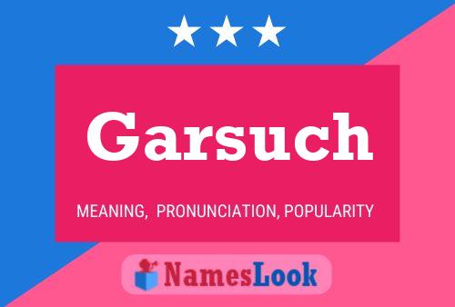 ملصق اسم Garsuch