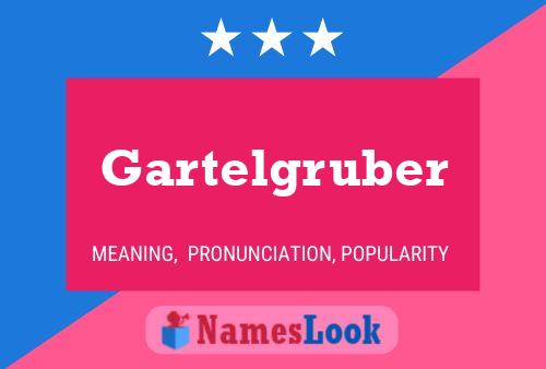 ملصق اسم Gartelgruber