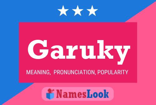 ملصق اسم Garuky