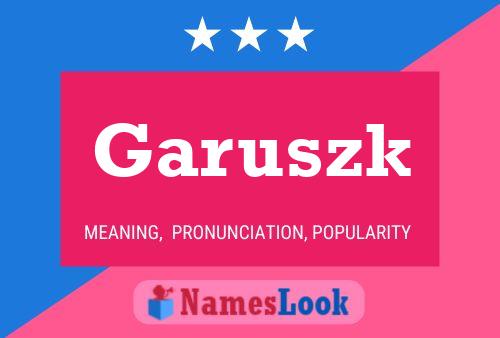 ملصق اسم Garuszk