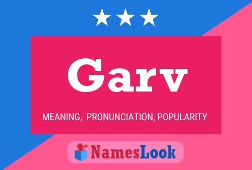 ملصق اسم Garv