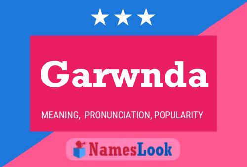 ملصق اسم Garwnda