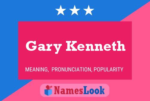 ملصق اسم Gary Kenneth