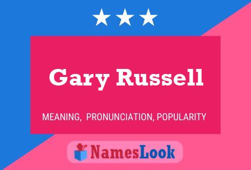 ملصق اسم Gary Russell