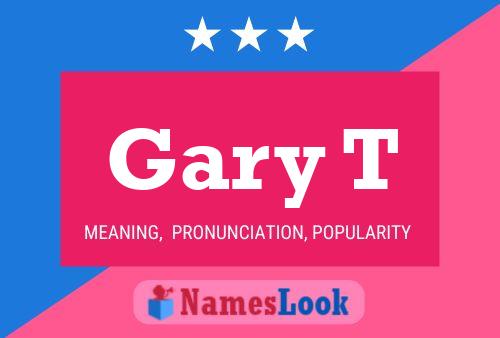 ملصق اسم Gary T