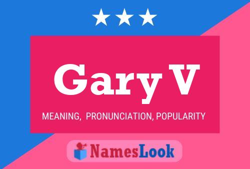 ملصق اسم Gary V