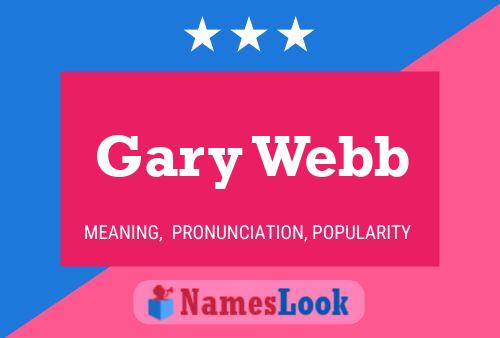 ملصق اسم Gary Webb