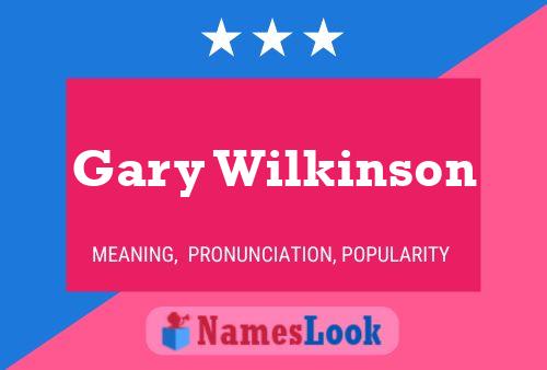 ملصق اسم Gary Wilkinson