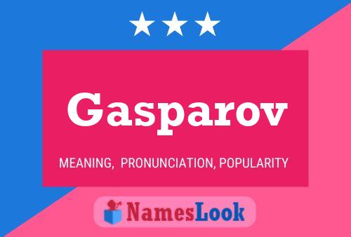 ملصق اسم Gasparov