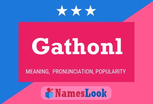 ملصق اسم Gathonl