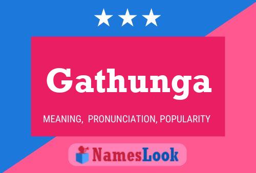 ملصق اسم Gathunga