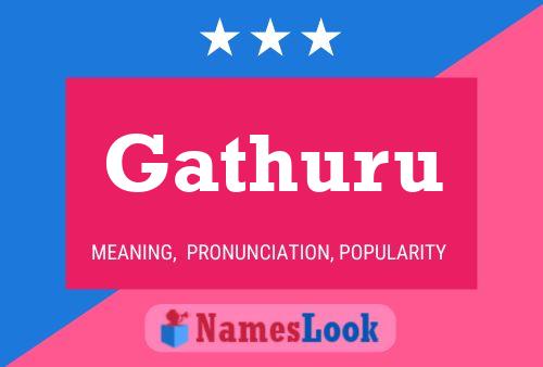 ملصق اسم Gathuru