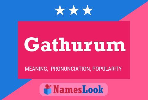 ملصق اسم Gathurum