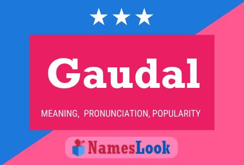 ملصق اسم Gaudal