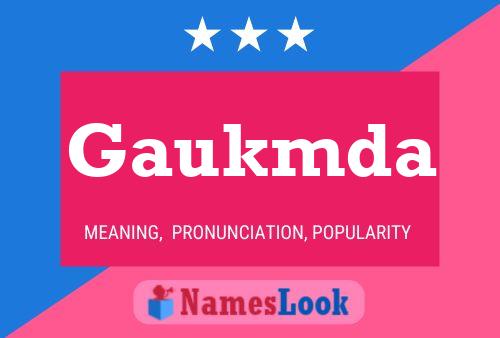 ملصق اسم Gaukmda