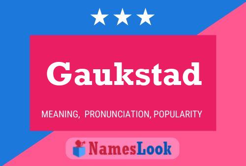 ملصق اسم Gaukstad