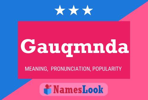 ملصق اسم Gauqmnda