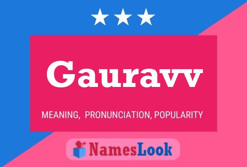 ملصق اسم Gauravv