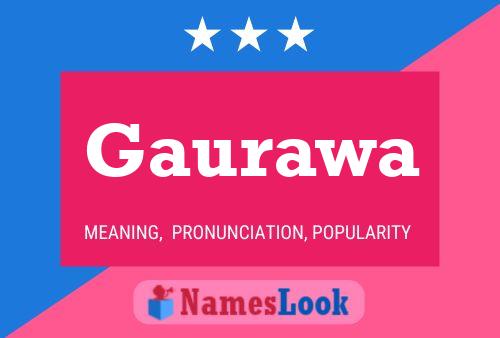 ملصق اسم Gaurawa