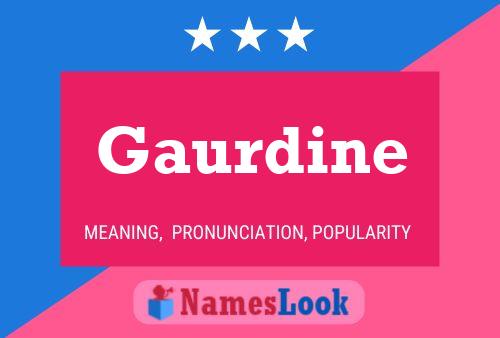 ملصق اسم Gaurdine