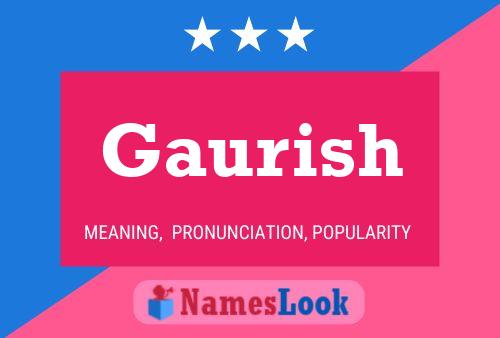 ملصق اسم Gaurish