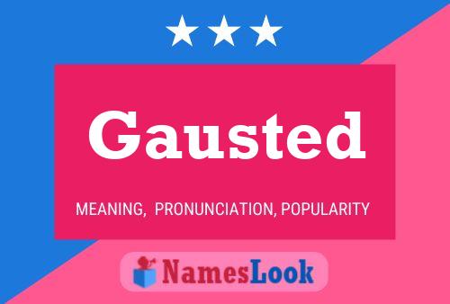 ملصق اسم Gausted