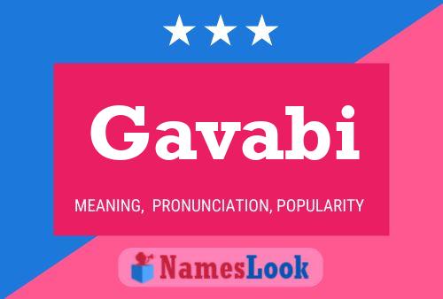 ملصق اسم Gavabi