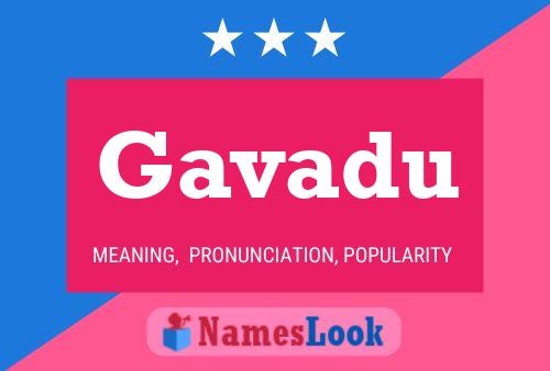 ملصق اسم Gavadu