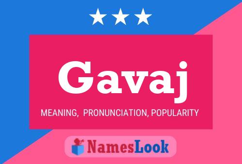 ملصق اسم Gavaj