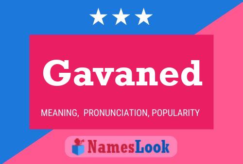 ملصق اسم Gavaned