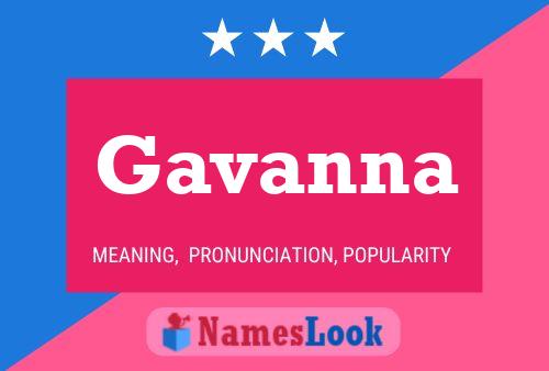 ملصق اسم Gavanna