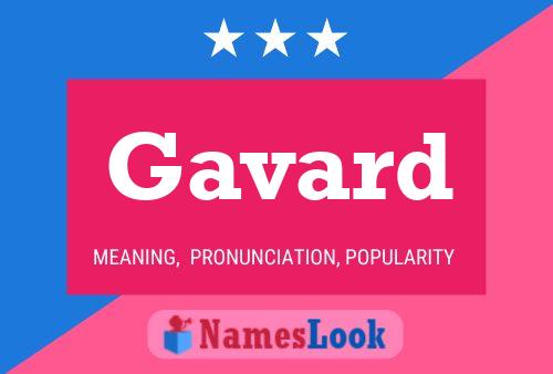 ملصق اسم Gavard