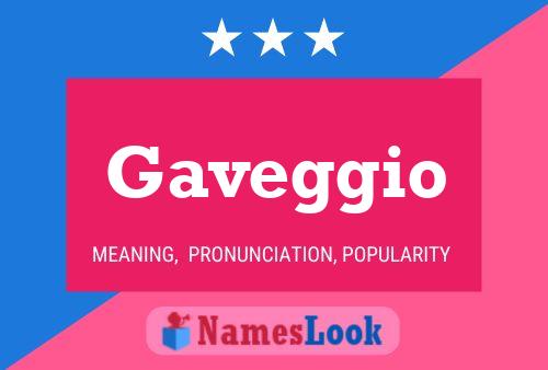 ملصق اسم Gaveggio