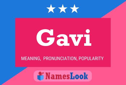 ملصق اسم Gavi