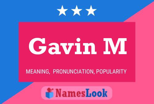 ملصق اسم Gavin M