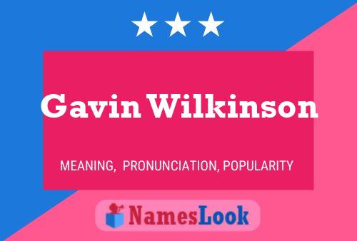 ملصق اسم Gavin Wilkinson