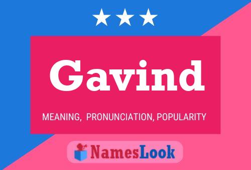 ملصق اسم Gavind