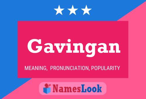 ملصق اسم Gavingan