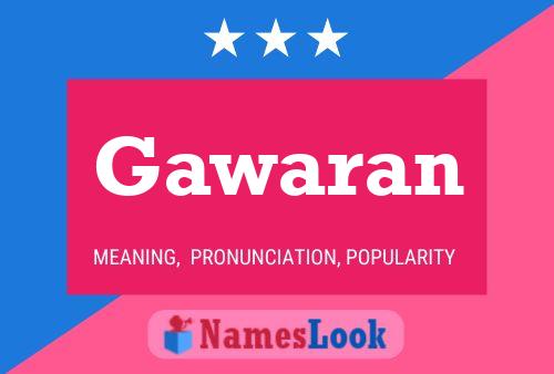 ملصق اسم Gawaran