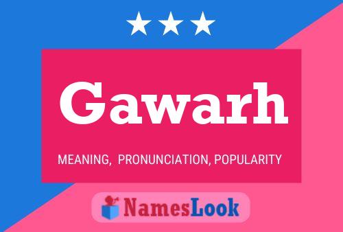 ملصق اسم Gawarh