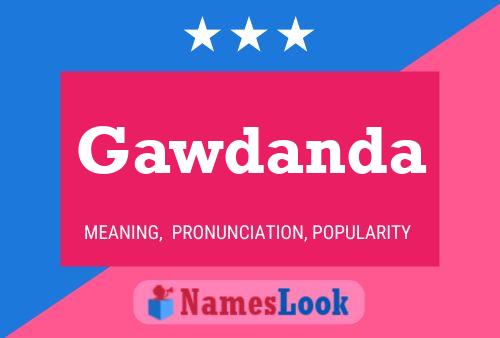 ملصق اسم Gawdanda