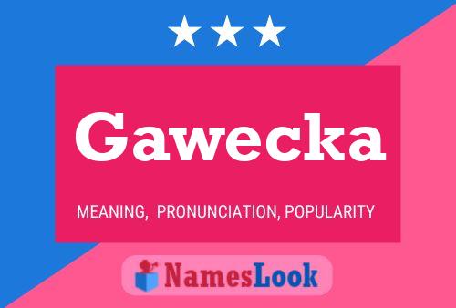 ملصق اسم Gawecka