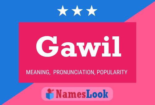 ملصق اسم Gawil