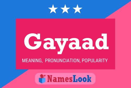 ملصق اسم Gayaad