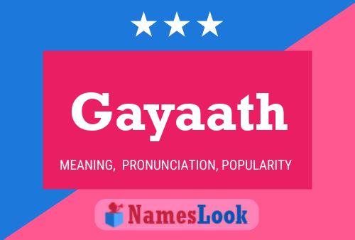 ملصق اسم Gayaath