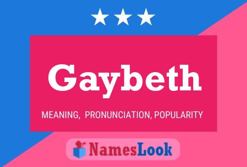 ملصق اسم Gaybeth