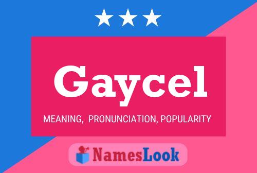 ملصق اسم Gaycel